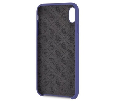 Guess Silicone HardCase - Apple iPhone X/XS (5.8") - Paars  Paars