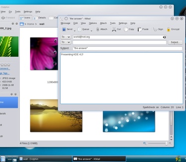 KDE 4.2.0 desktop