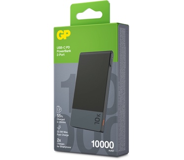 GP MP10B 10000mAh met USB-C Grijs