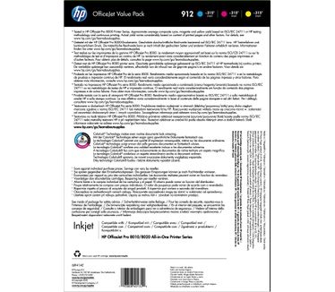 HP 912 Office Value Pack