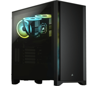Corsair 4000D Tempered Glass, Black