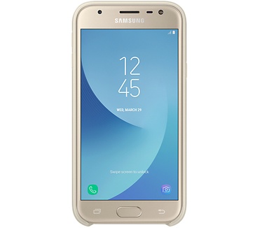 Samsung Galaxy J3 (2017) Dual Layer Cover (Galaxy J3) Goud