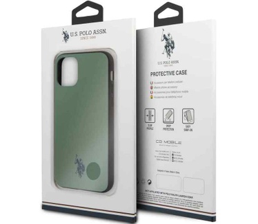 U.S. Polo Wrapped Hard Cover - iPhone 11 Pro Max (6.5'') - Groen  Groen