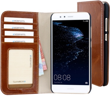 Mobiparts Excellent Wallet Case Huawei P10 Lite Oaked Cognac