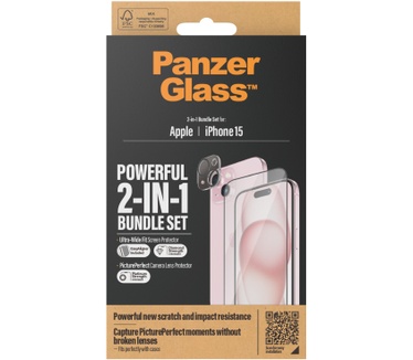 PanzerGlass B1136+2809 (Apple - iPhone 15)