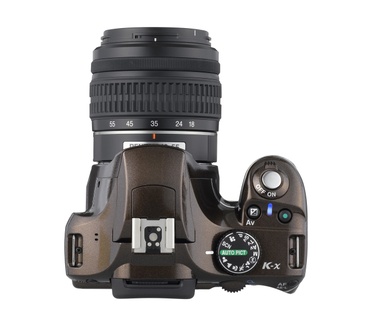 Pentax K-x + DA-L 18-55mm Blauw