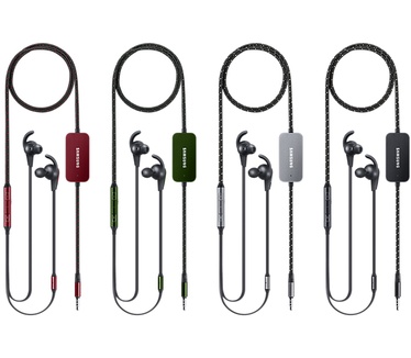 Samsung Earphones Advanced ANC (Rood, Zwart)