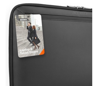 Accezz Modern Series Laptop & Tablet Sleeve 17 inch - Zwart