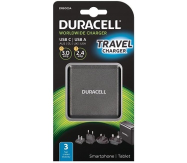 Duracell Type-C & Type-A Wall Charger