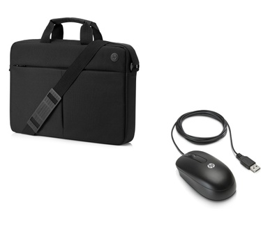 HP 15.6 Prelude Top Load with Mouse Bundle Zwart