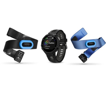 Garmin Forerunner 735XT Tri Bundle (Grijs, Zwart)