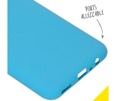 Accezz Liquid Siliconen (P Smart (2020)) Blauw