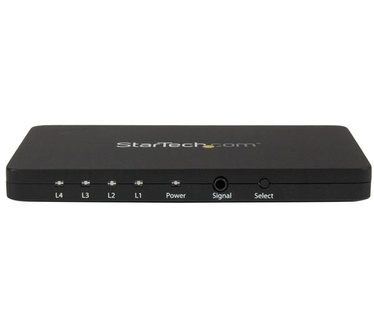 Startech.com 4-poorts HDMI automatische videoswitch met aluminium behuizing en MHL ondersteuning   4K 30 Hz
