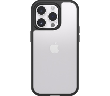 Otterbox OtterBox React Series-hoesje voor iPhone 14 Pro, schokbestendig, valbestendig, ultradun, beschermende, getest volgens militaire standaard, Antimicrobieel, Black Crystal