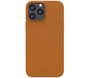 Accezz Leather Backcover met MagSafe iPhone 13 Pro Max - Bruin