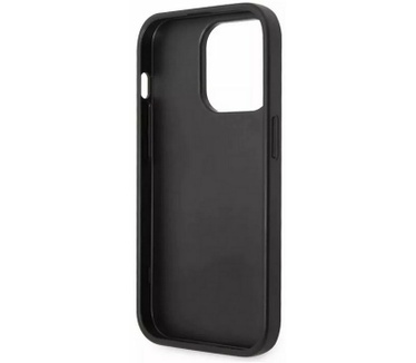 Ferrari Stripe Carbon Back Case - iPhone 14 Pro (6.1") - Zwart Zwart