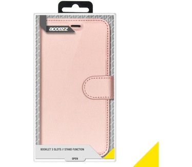 Accezz Wallet Softcase Booktype (Moto G8 Power Lite) Rosé Goud
