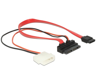 Delock 0.3m Micro SATA + SATA 7p / 2p