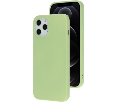 Mobiparts Silicone Cover Apple iPhone 12 Pro Max Pistache Green