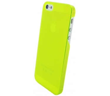 Mobiparts Mobiparts Slim Case Apple iPhone 5 Frosted Neon/Yellow