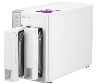 QNAP QNAP 231p2 1 Go Powerful and Affordable 4 Bay Network 2 baies avec 4 Go de RAM 12TB WD RED