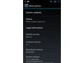 Screenshot Google Nexus S met Android 4.1