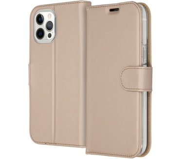 Accezz Wallet Softcase Booktype (iPhone 12 Pro Max) Goud