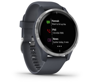 Garmin VENU - Multisport - Smartwatch - Bluegranite/stainless Blauw (Blauw)