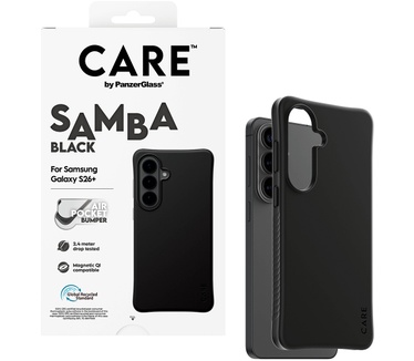 PanzerGlass CARE™ by PanzerGlass® Samba Case Black w. Qi Samsung Galaxy S26+