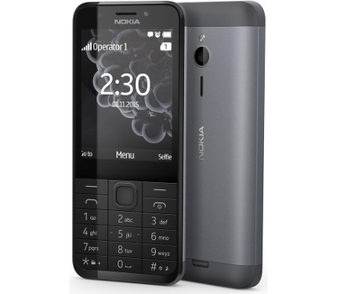 Nokia 230 Single sim Zwart
