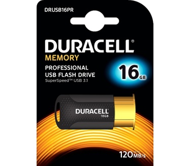 Duracell Professional USB Flash Drive 16GB Zwart