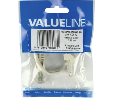 ValueLine 0.25m Cat5e UTP