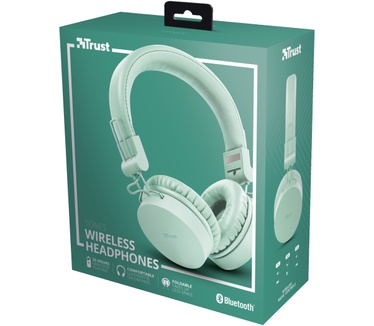 Trust Tones Bluetooth Wireless Headphones (Blauw, Mint)