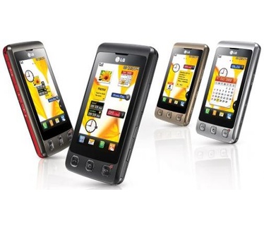 LG KP500 Cookie LG KP500 Cookie Black Zwart