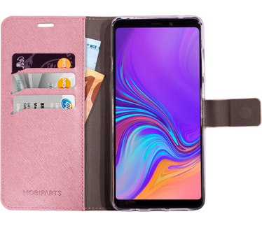 Mobiparts Saffiano Wallet Case Samsung Galaxy A9 (2018) Pink