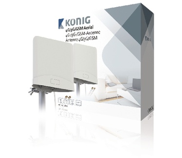 König 4G/3G/GSM antenne met 2x 2.5 m kabel (ANT-4G20-KN)