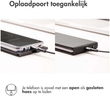 Accezz Flipcase Samsung Galaxy A37 (5G) - Zwart