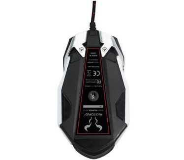 Riotoro Aurox Prism Opt. 10000 DPI RGB Gaming Mouse White