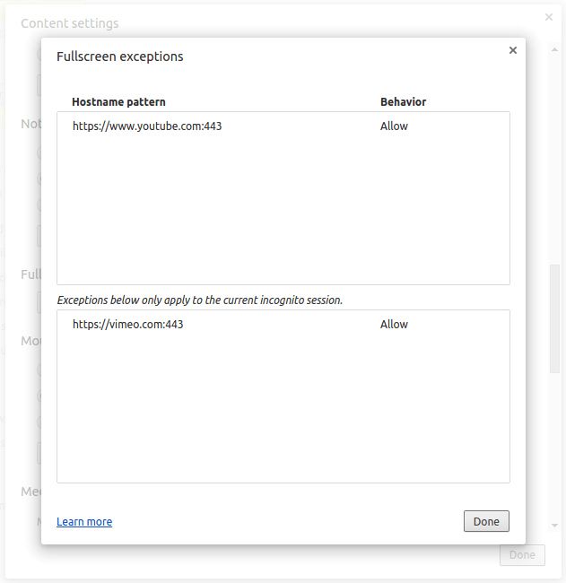Google Chrome instellingen