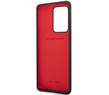 Ferrari SF Silicone Case voor Samsung Galaxy S20 Ultra - Zwart  Zwart