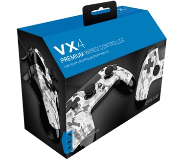 Gioteck VX4 Wit, Zwart
