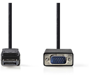 Nedis 2.0 m DisplayPort - VGA-Kabel Schwarz[DisplayPort-Stecker - Kabel - Digital/Daten