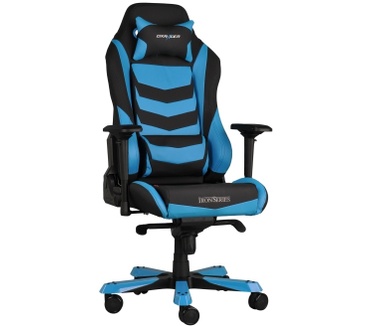 DXRacer IRON I166 Zwart/Blauw