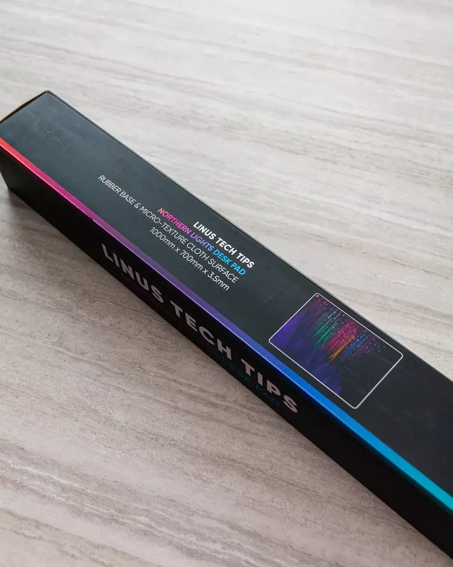 LTT Northern Lights Desk Pad 1000x700 Kenmerken Tweakers