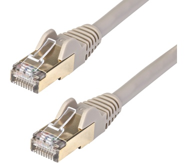 Startech.com CAT6a kabel snagless RJ45 connectors koperdraad stp kabel 1,5 m grijs Grijs