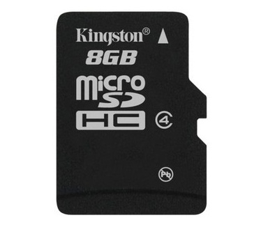 Kingston microSDHC 8GB Class 4