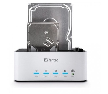 Fantec Geh. AluDOCK2X USB3.0 Clone Docking Station,