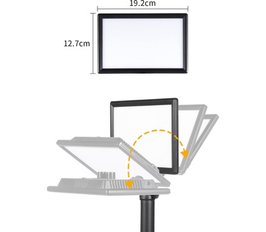 Vijim K3 Desktop LED-videolamp voor streamen, YouTube en videobellen