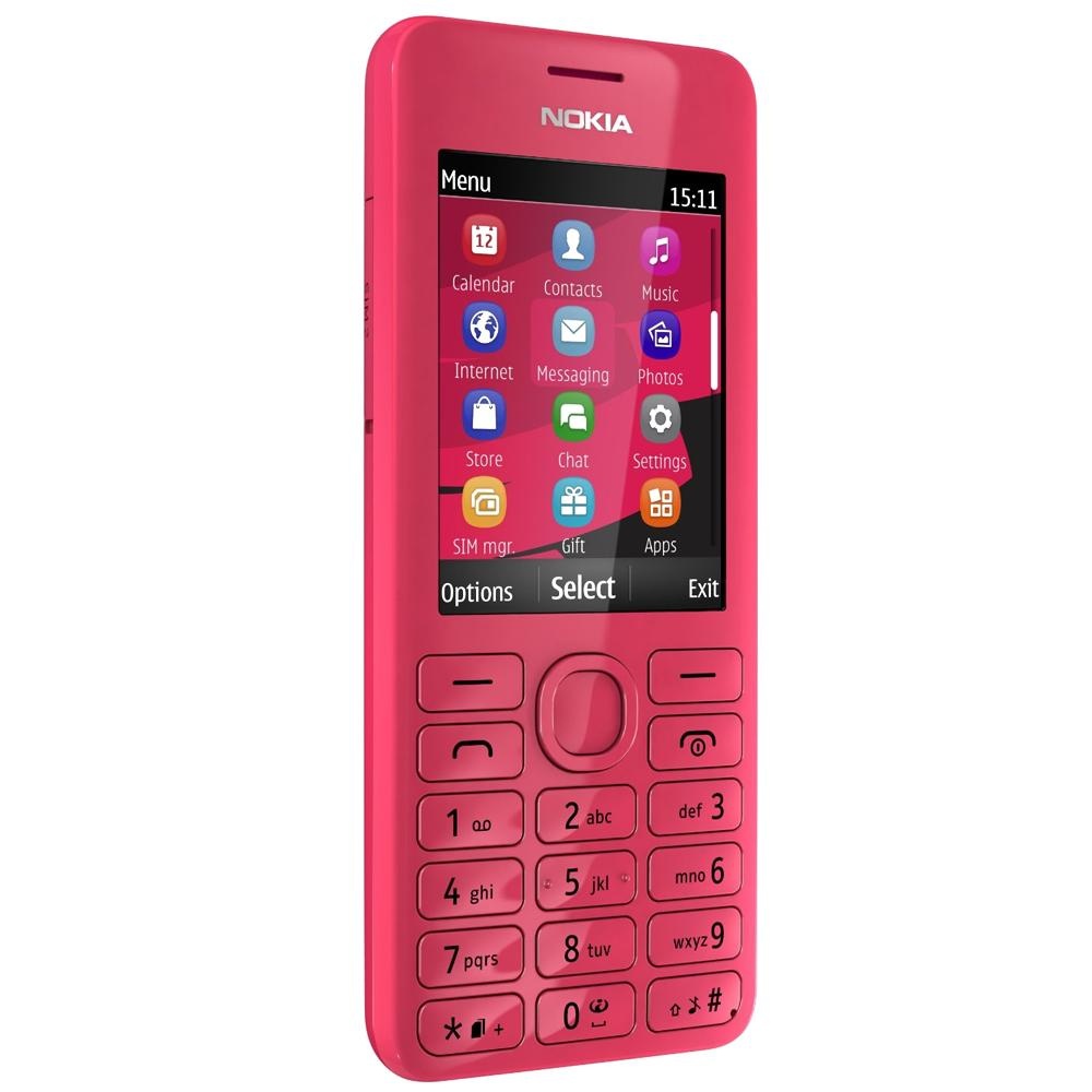 nokia 206 dual sim roze