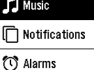 Pebble Steel - interface